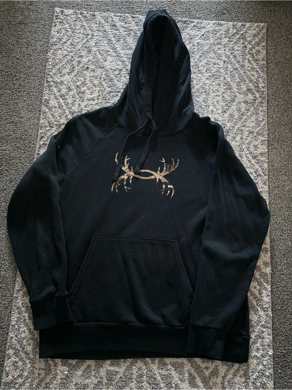 Under Armour Women’s Black Camo Logo Hoodie
